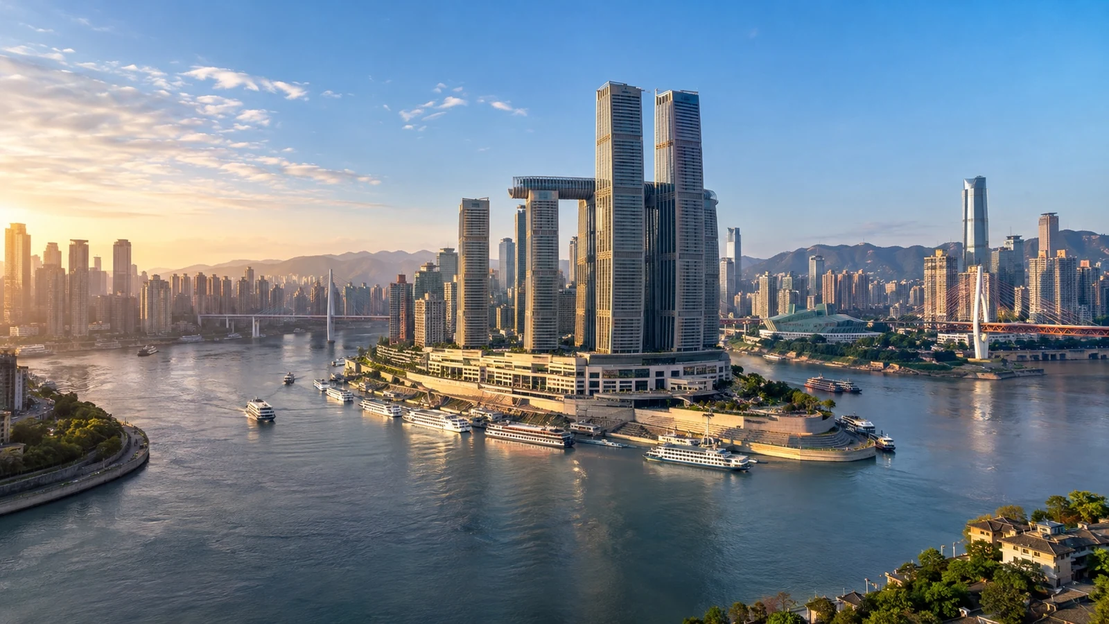 Modern cityscape of Chongqing
