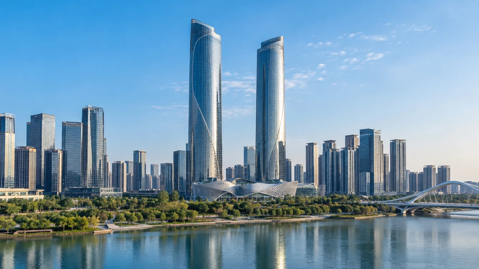 Modern cityscape of Nanjing