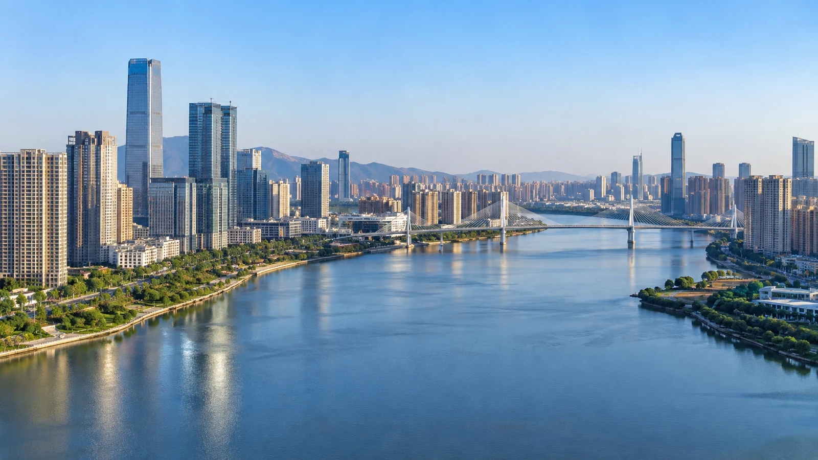 Modern cityscape of Quanzhou