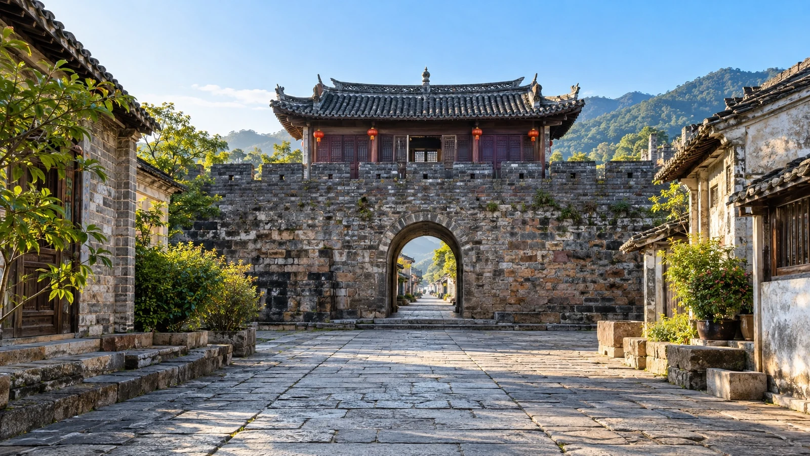Historic Dapeng old town and coastal heritage in Shenzhen